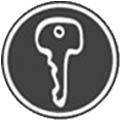 grey key real estate icon