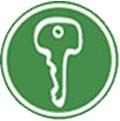 key real estate icon color green